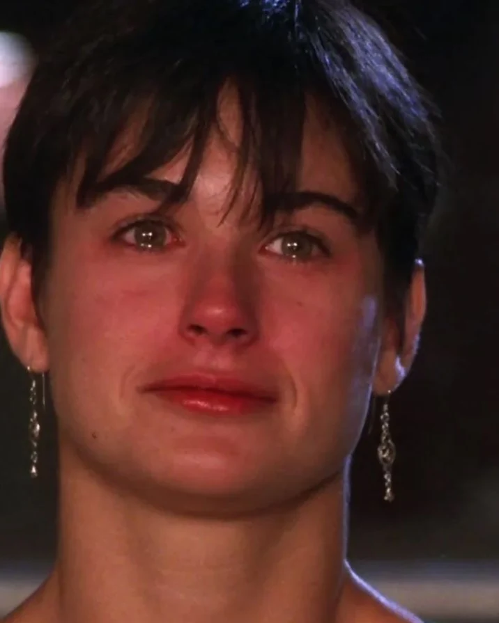 Demi Moore, in Ghost (1990)